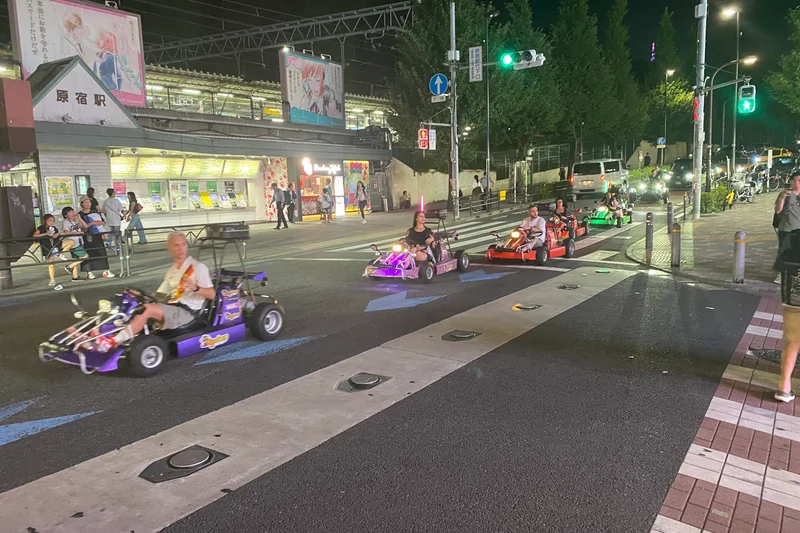 Mario Kart in Tokyo — photograph by Immanuelle